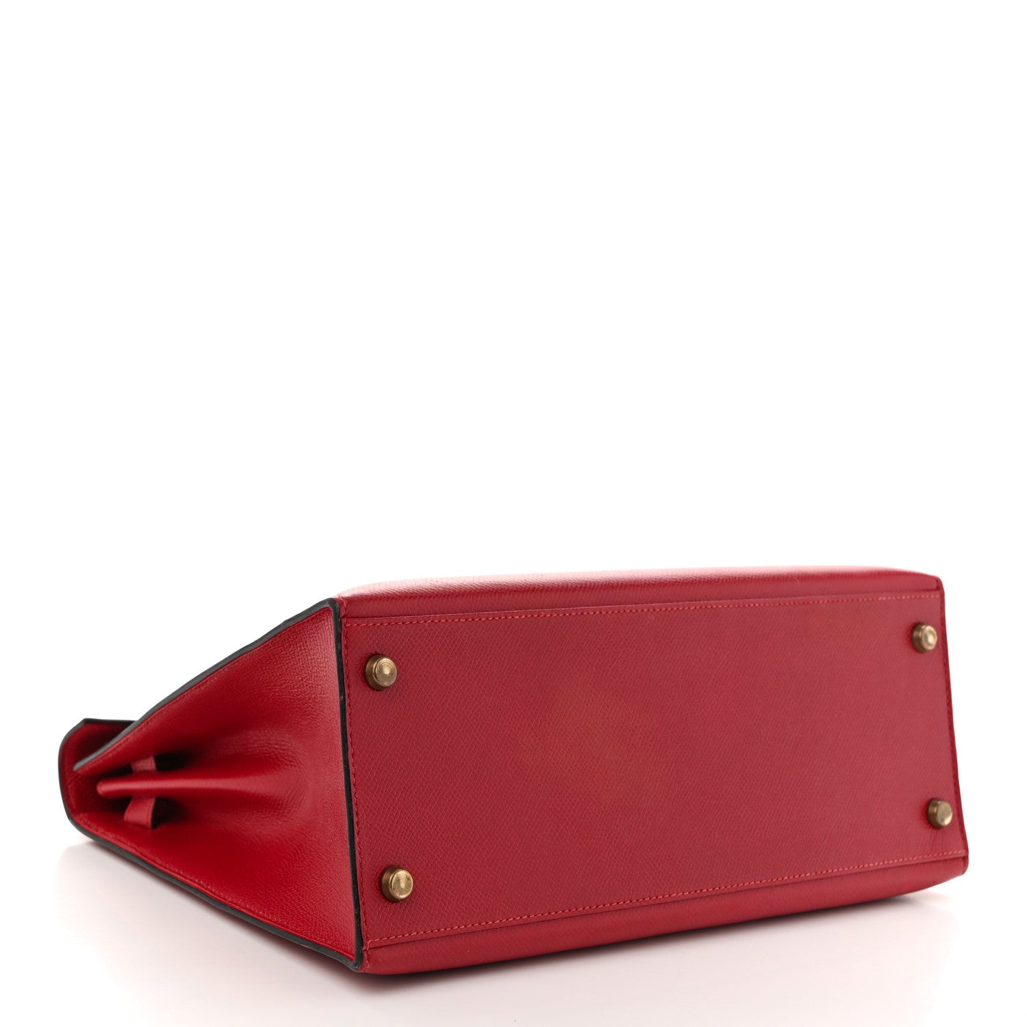 Hermes Courchevel Kelly Sellier 28 Rouge Vif 4 of 12