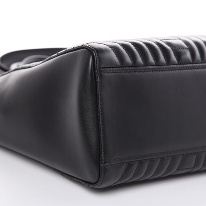 Prada Soft Calfskin Impunture Diagramme Tote Black 8 of 11