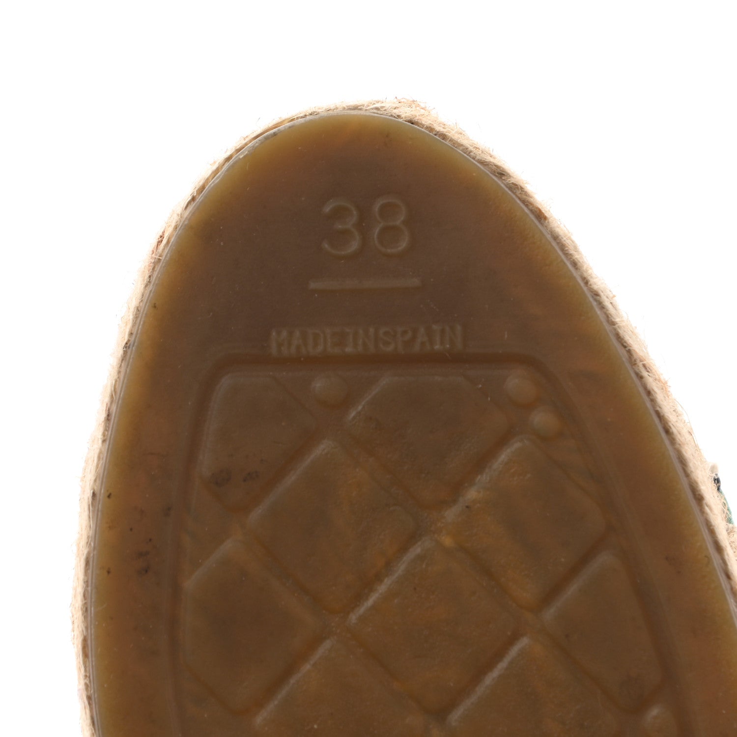 Chanel Fabric Patent CC Espadrilles 38 Multicolor Black 7 of 12