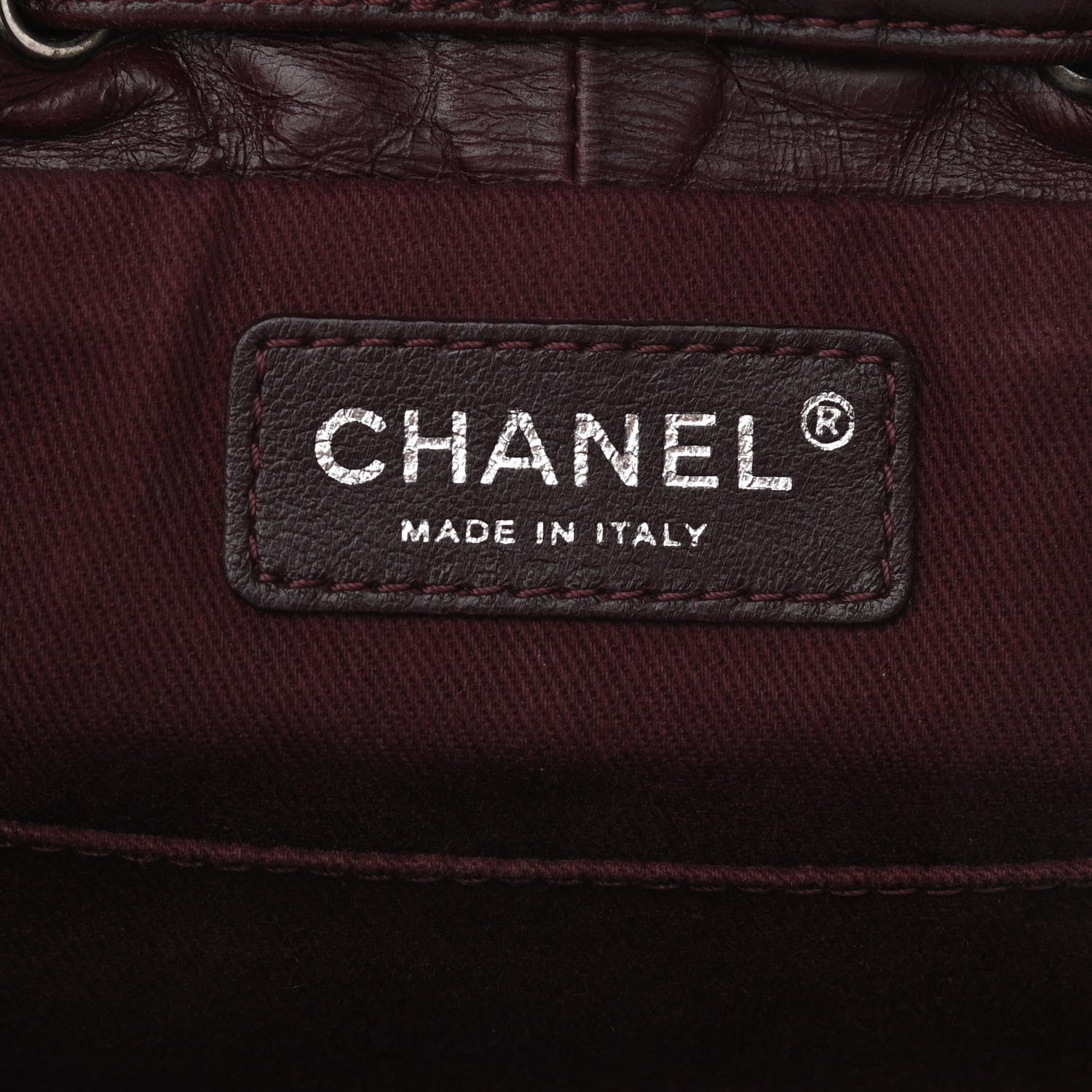 Chanel Glazed Calfskin Quilted Small Salzburg Backpack Burgundy 6 of 10