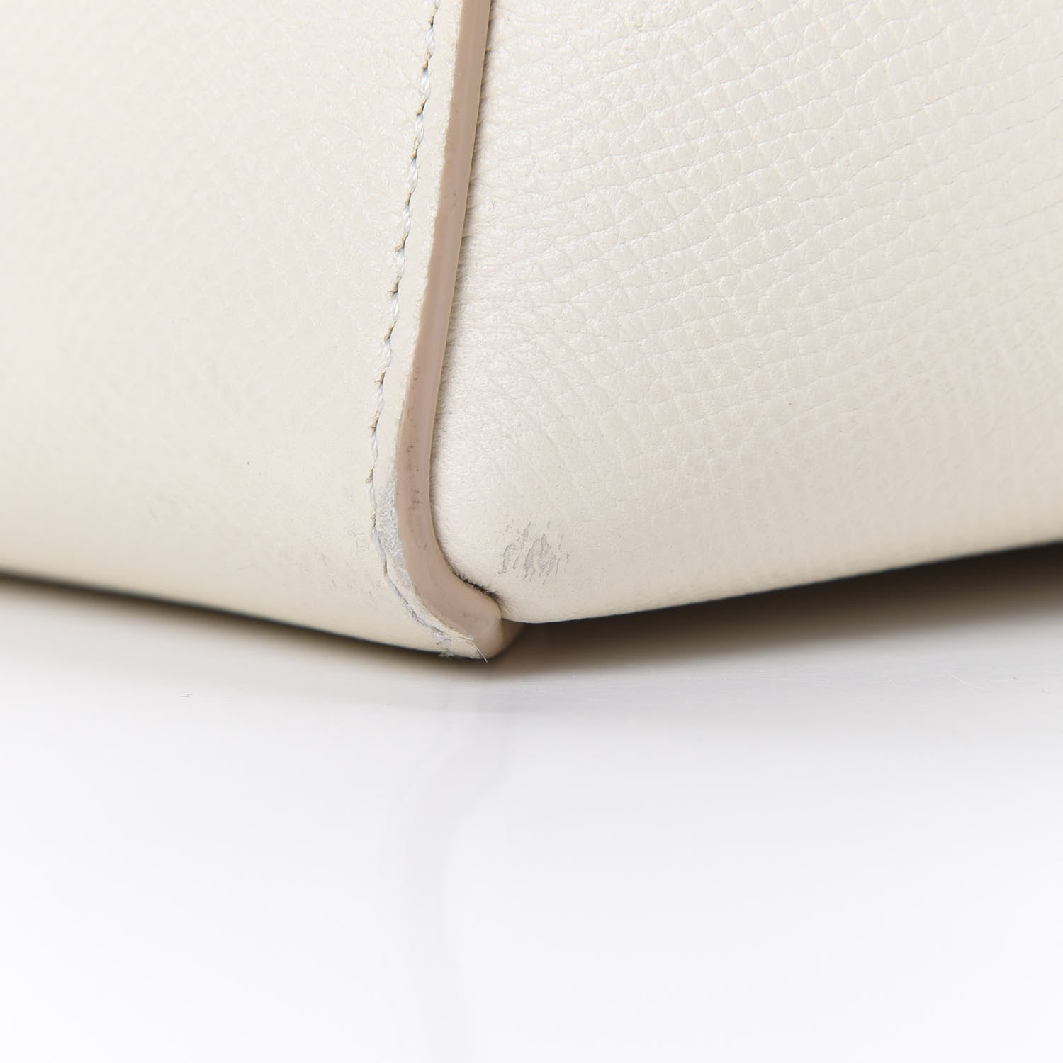 Celine Baby Grained Calfskin Micro Belt Bag White 16 of 19