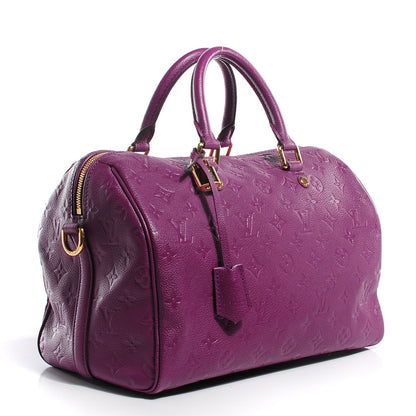 Louis Vuitton Empreinte Speedy Bandouliere 30 Amethyste 3 of 7