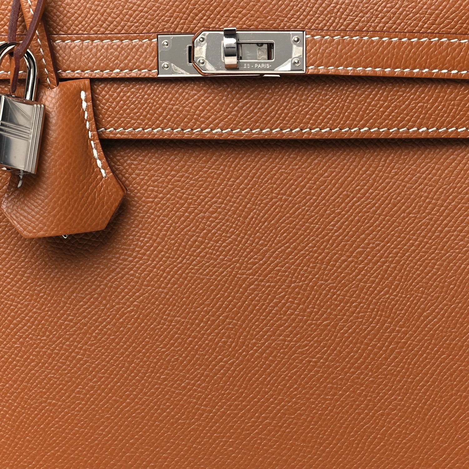 Hermes Epsom Kelly Sellier 25 Gold 8 of 10