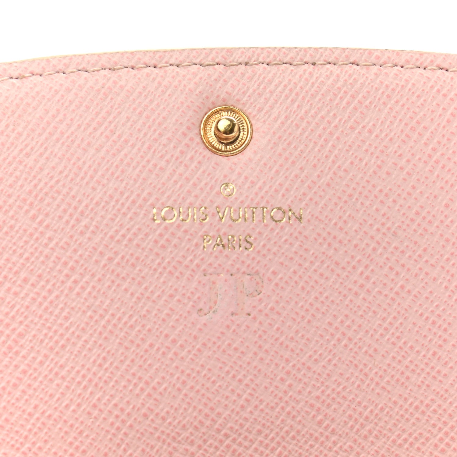 Louis Vuitton Damier Azur Emilie Wallet Rose Ballerine 6 of 9