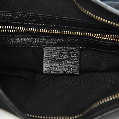 Gucci Monogram Jolicoeur Charms Messenger Bag Black 6 of 10