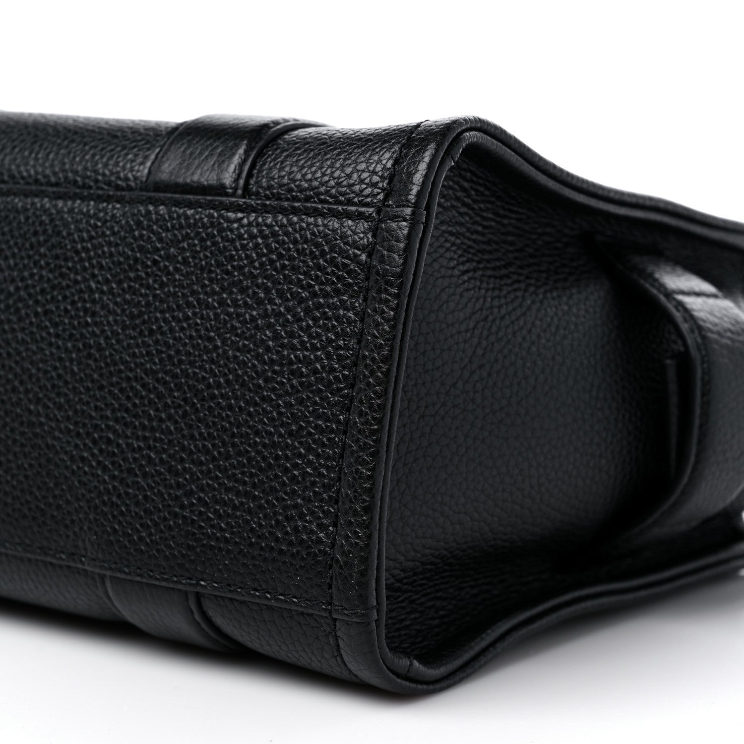 Marc Jacobs Grained Calfskin Small The Tote Bag Black 9 of 9