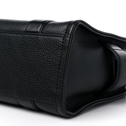 Marc Jacobs Grained Calfskin Small The Tote Bag Black 9 of 9