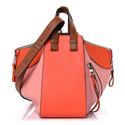 Loewe Calfskin Small Hammock Shoulder Bag Pastel Pink Orange 1 of 12
