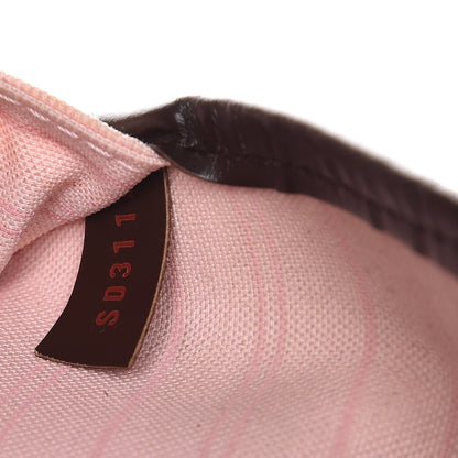 Louis Vuitton Damier Ebene Neo Neverfull MM Rose Ballerine 8 of 15