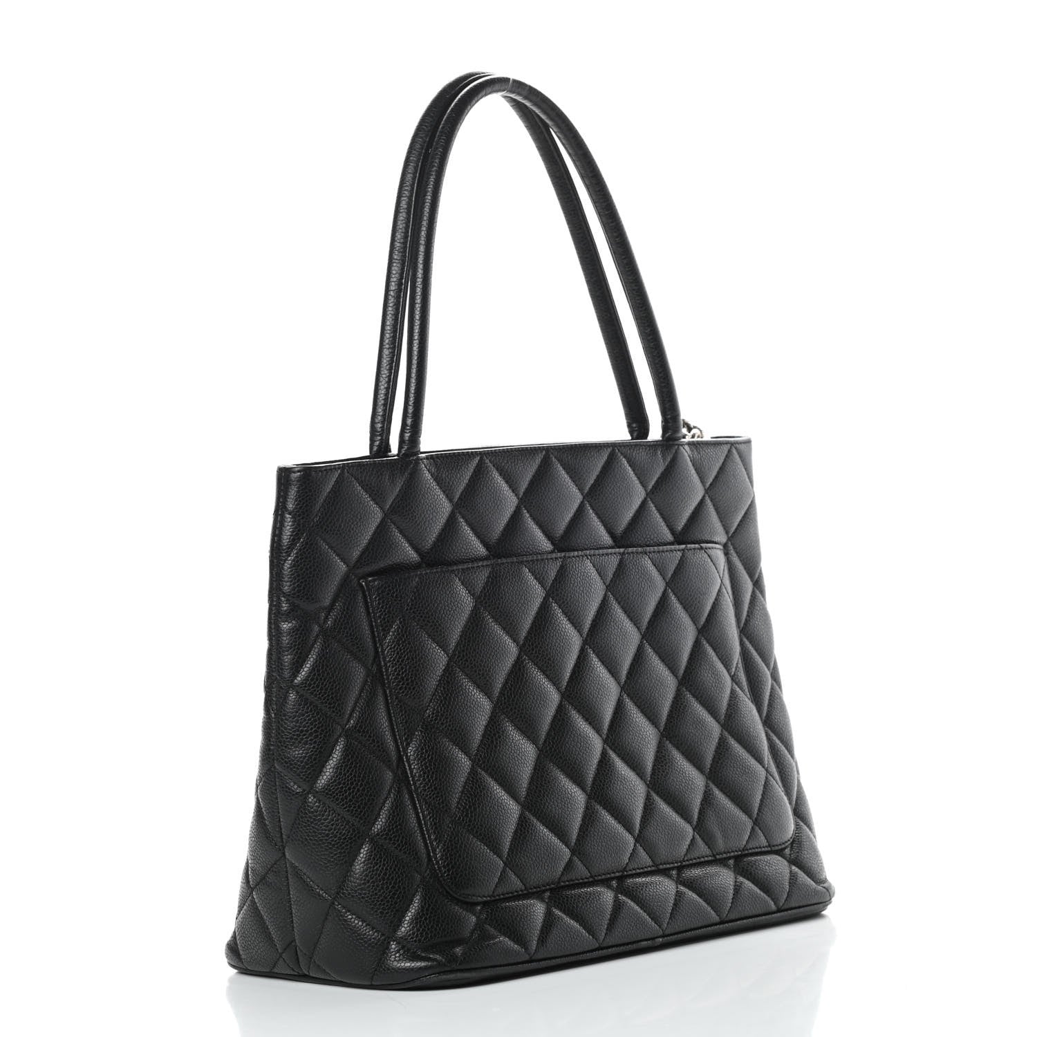 Chanel Caviar Quilted Medallion Tote Black 3 of 15