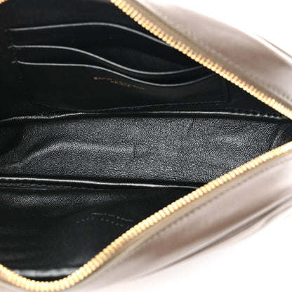 Saint Laurent Calfskin Matelasse Monogram Mini Lou Camera Bag Light Musk 5 of 10