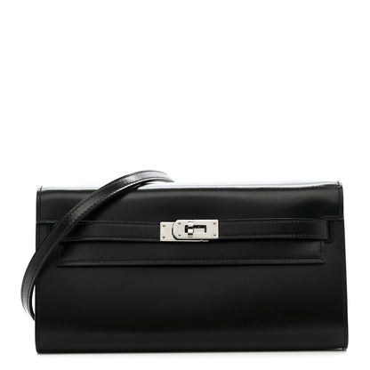 Hermes Box Kelly Wallet To Go Black 1 of 8