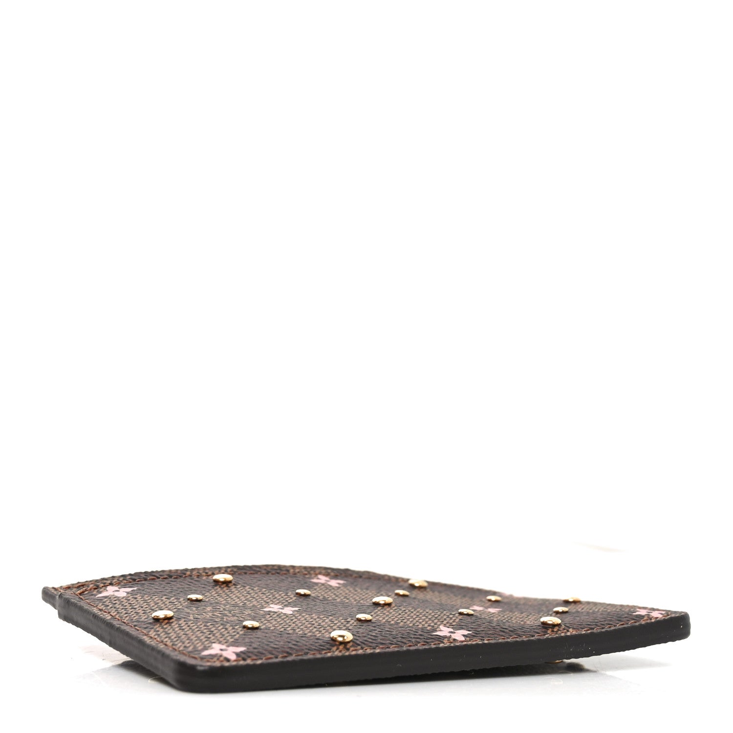 Louis Vuitton Damier Ebene Studded Card Holder 4 of 7