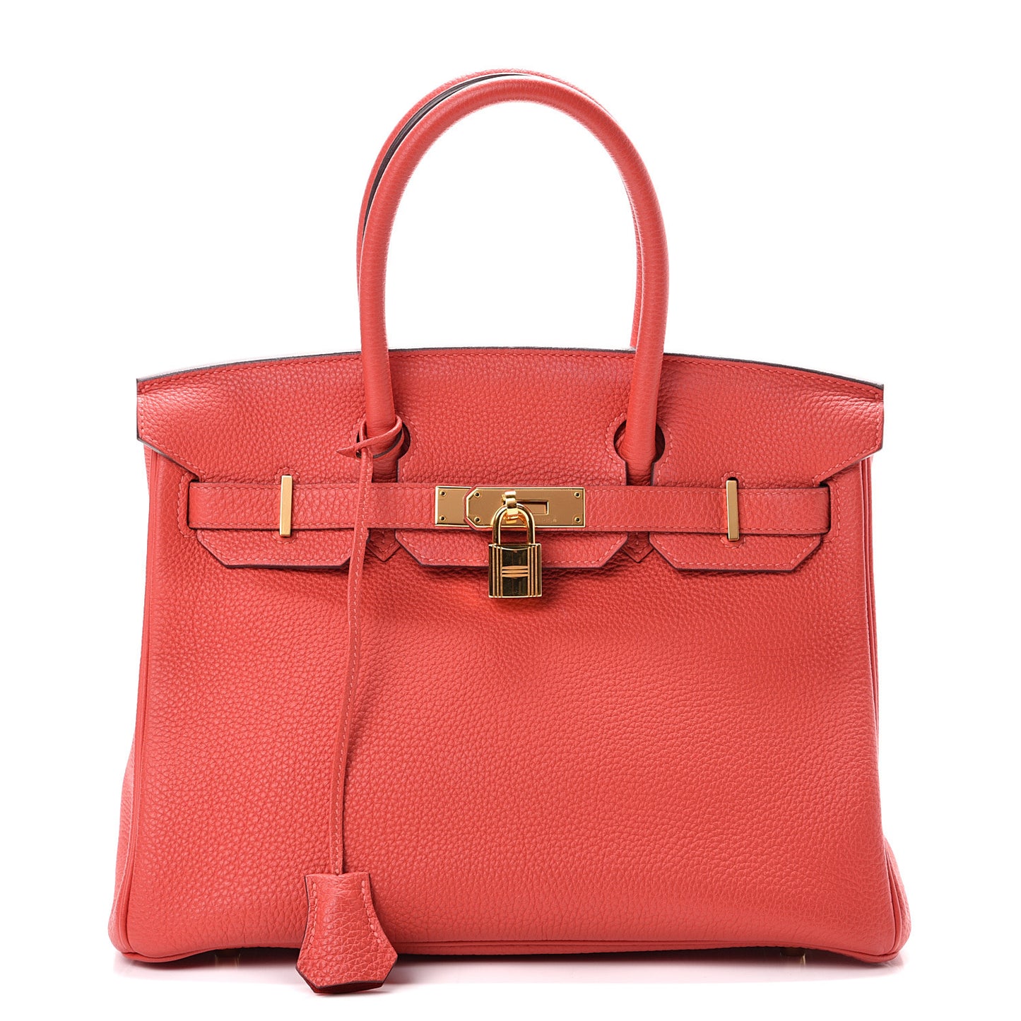 Togo Birkin 30 Rouge Pivoine