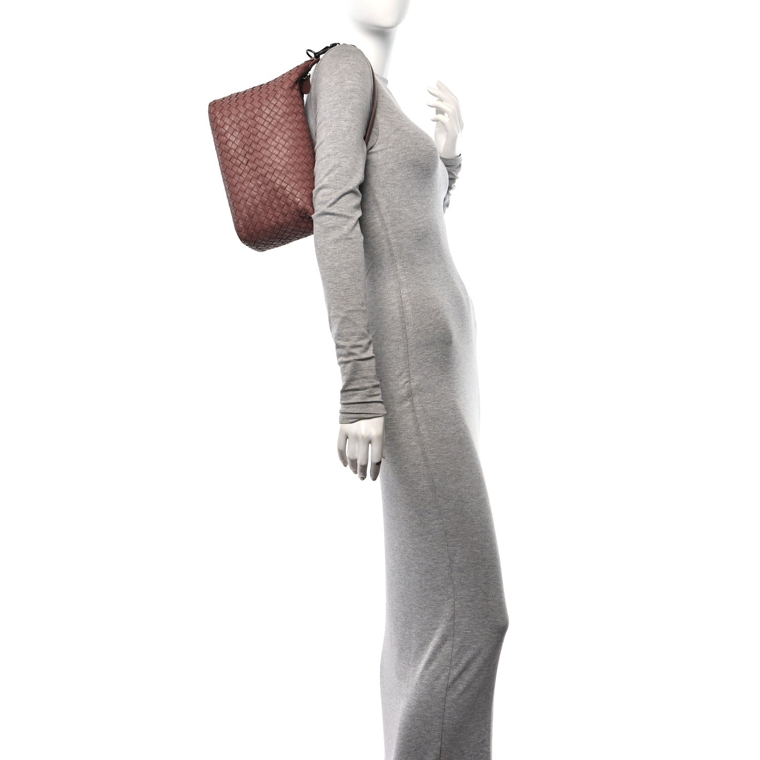 Bottega Veneta Nappa Intrecciato Small Shoulder Bag Watteau 2 of 13