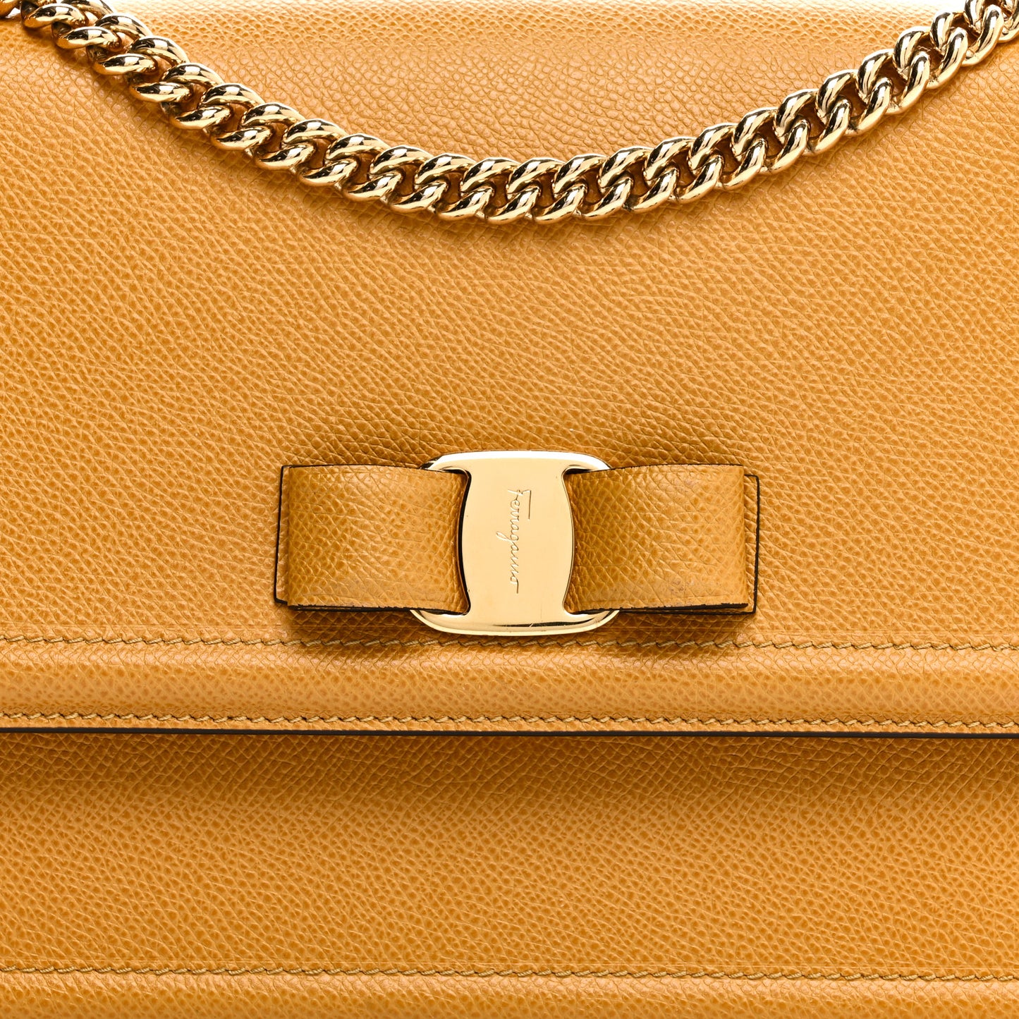Pebble Calfskin Ginny Shoulder Bag Langur