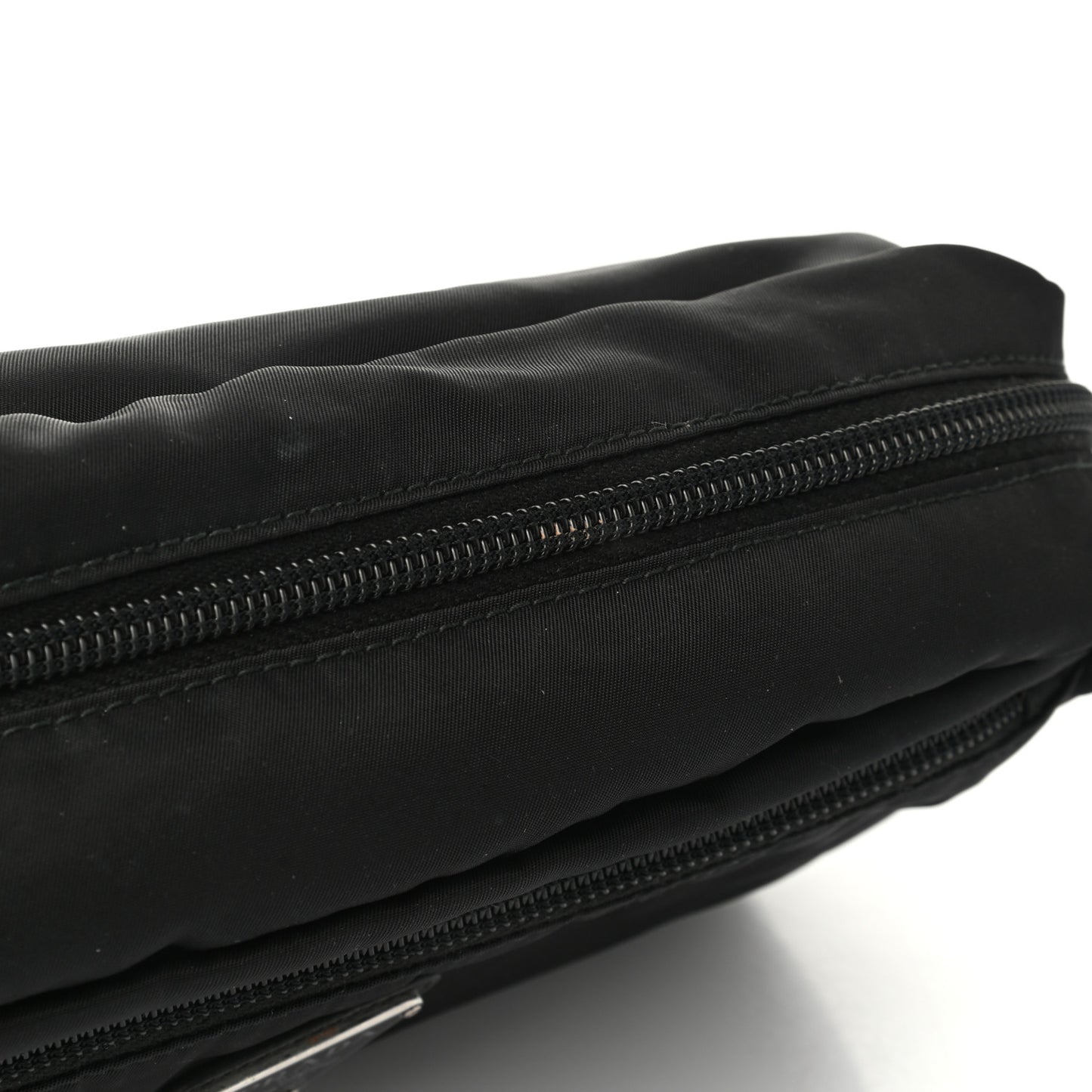 Nylon Cosmetic Pouch Black
