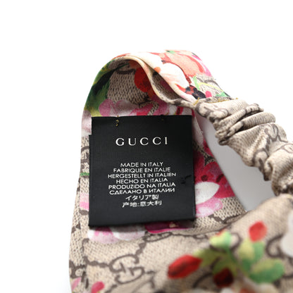 Gucci Silk Monogram Blooms Print Headband Antique Rose 5 of 12