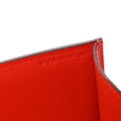 Hermes Swift Medor 23 Clutch Capucine 7 of 11