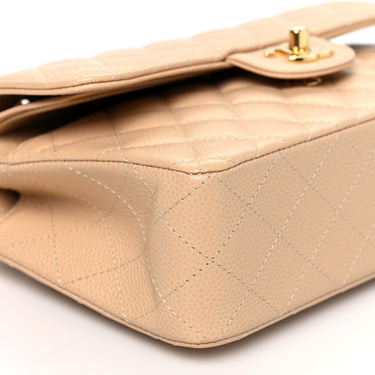 Chanel Caviar Quilted Small Double Flap Beige 7 of 8