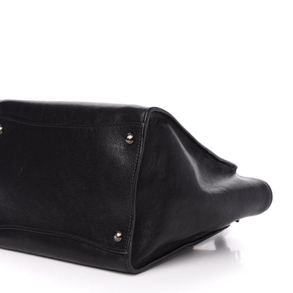 Prada Glace Calf Twin Pocket Tote Black 9 of 10