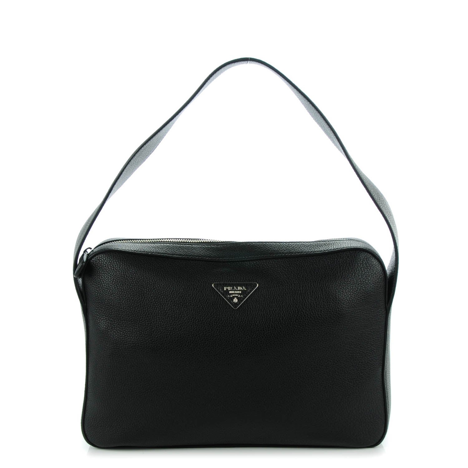 Prada Vitello Daino Shoulder Bag Nero Black 1 of 8