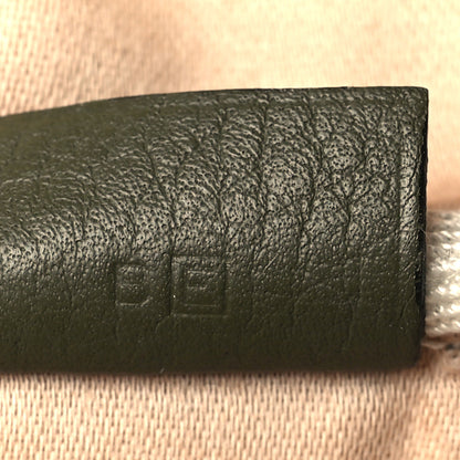 Hermes Taurillon Clemence Victoria 43 Travel Vert Olive 7 of 14