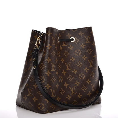Louis Vuitton Monogram Neonoe MM Black 3 of 6
