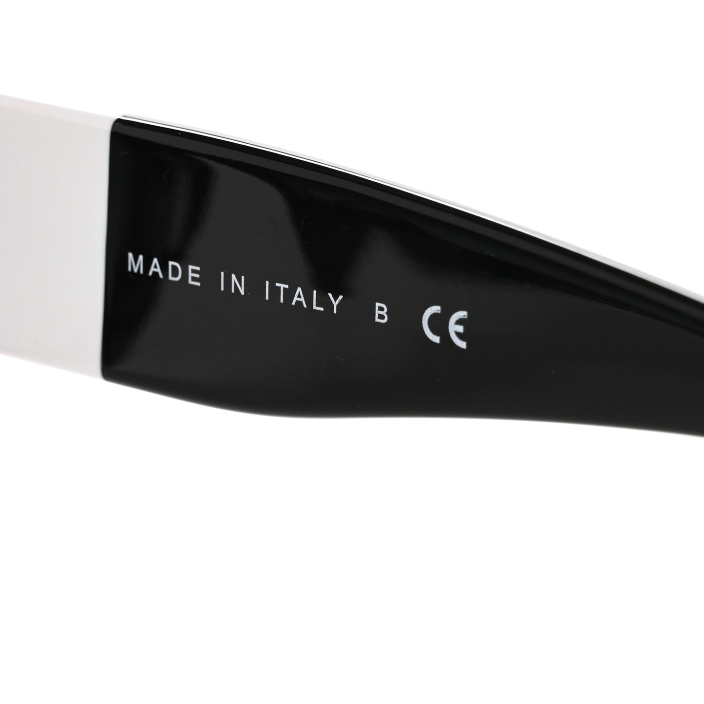 Acetate CC Lace Effect Sunglasses 5146-A Black White