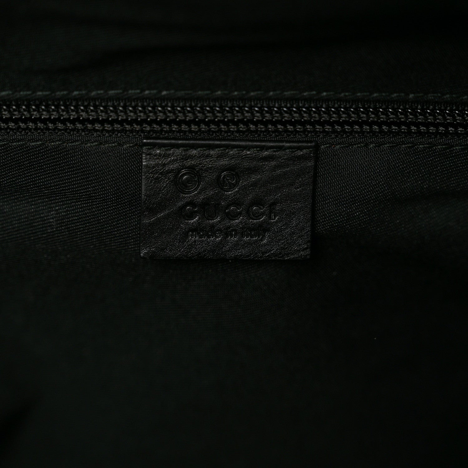 Gucci Denim Monogram Large Carry On Duffle Black 6 of 9