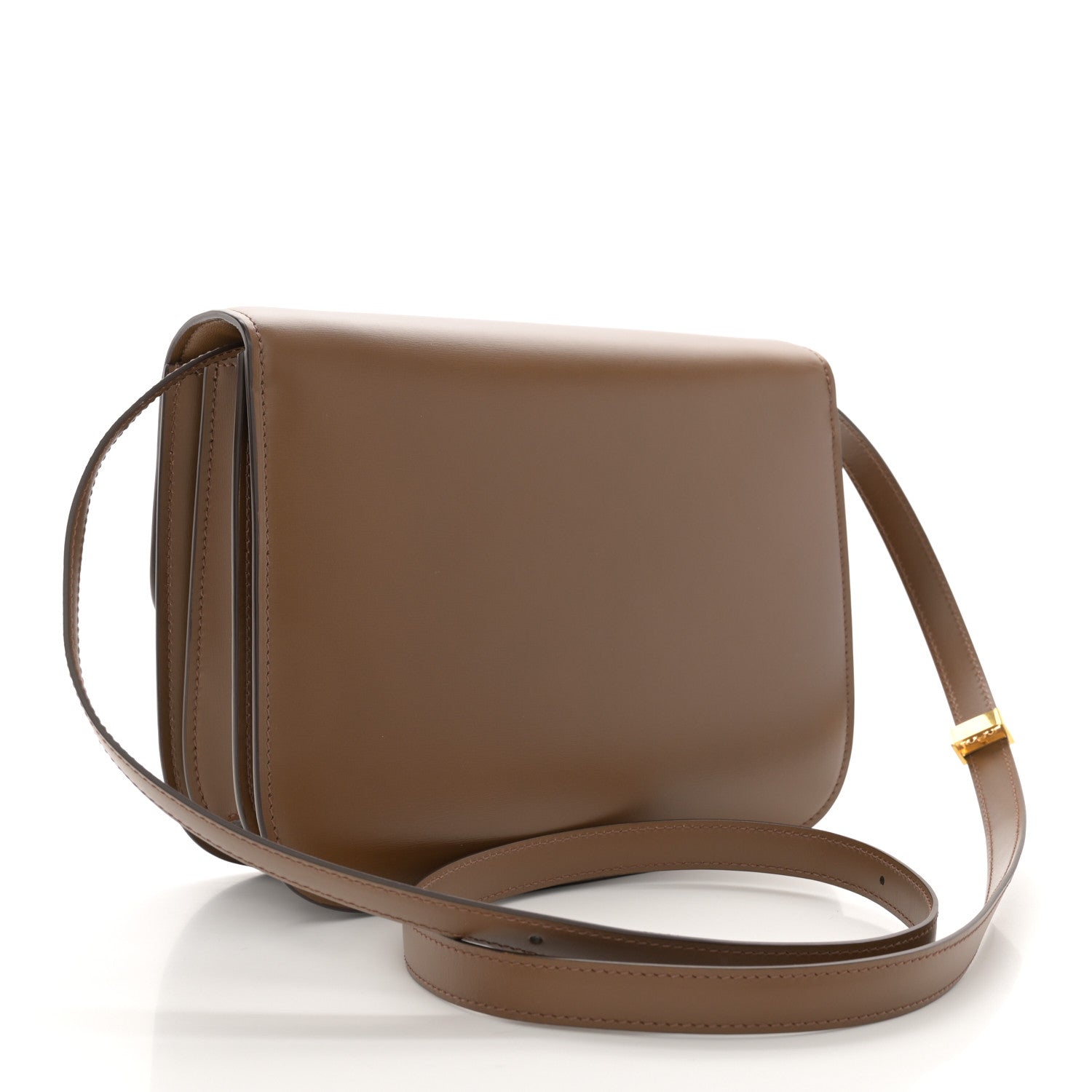 Celine Box Calfskin Medium Classic Box Flap Bag Camel 3 of 11
