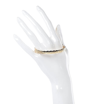 Chanel 18K Yellow Gold Coco Crush Bangle Bracelet M 2 of 5