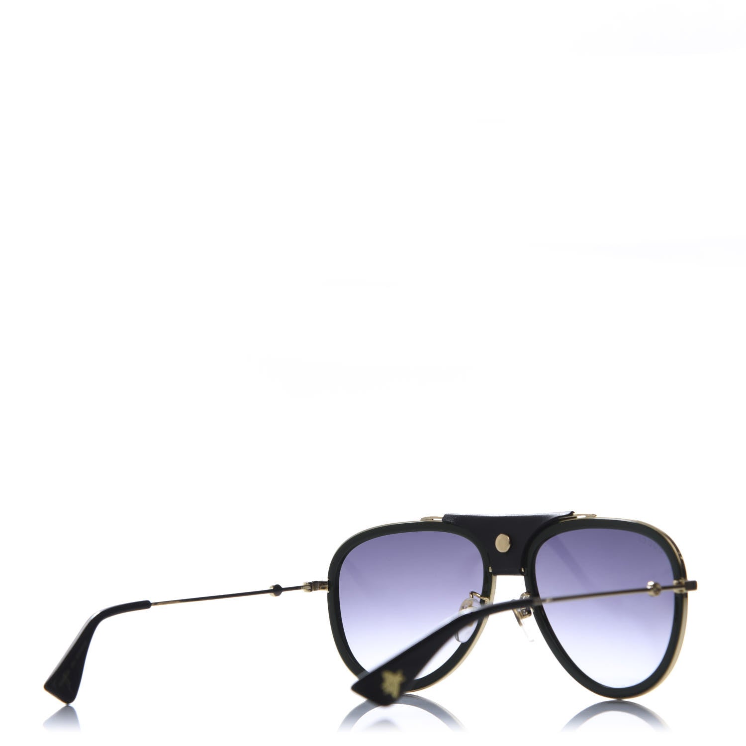 Gucci Web Aviator Sunglasses GG0062S Green Red 4 of 8