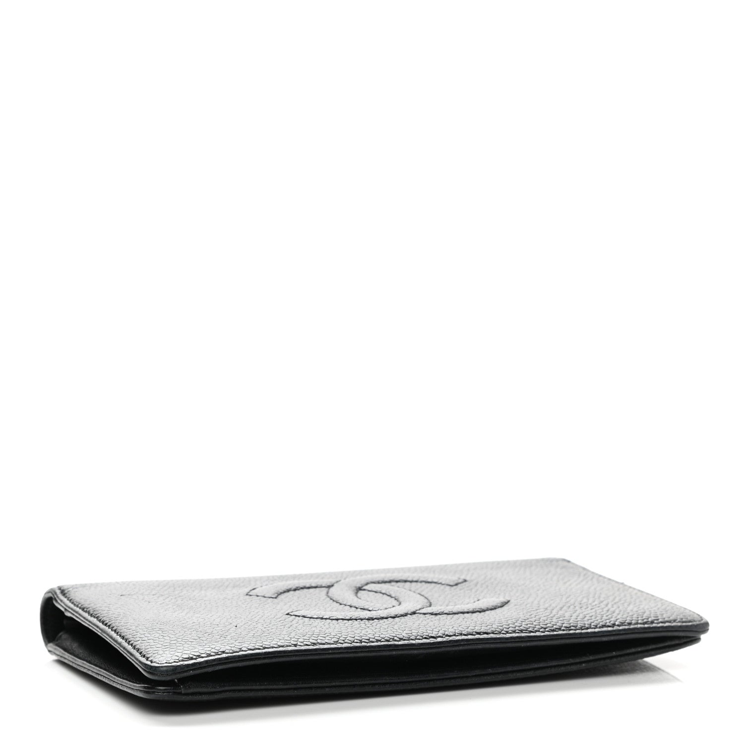 Chanel Caviar Timeless CC Yen Wallet Black 4 of 9