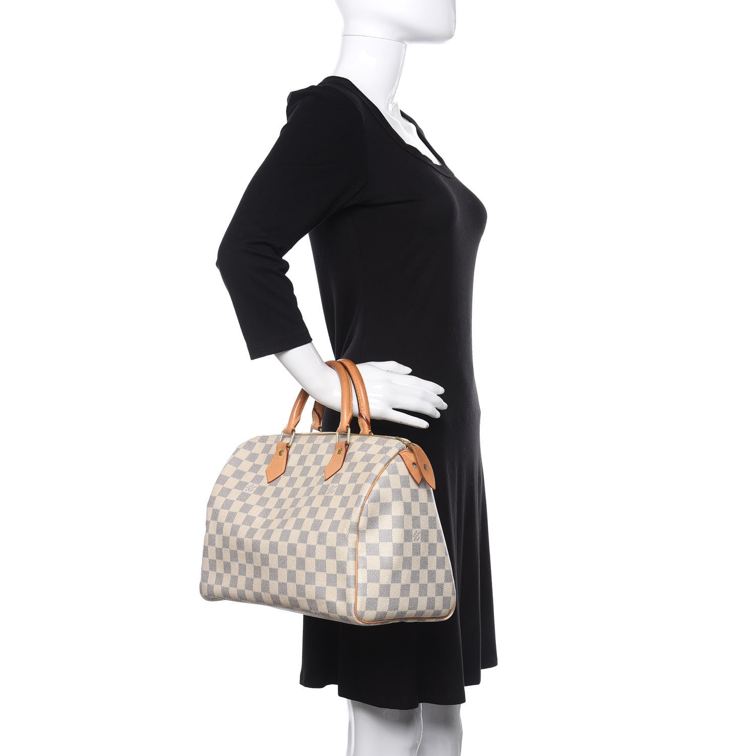 Louis Vuitton Damier Azur Speedy 30 2 of 12
