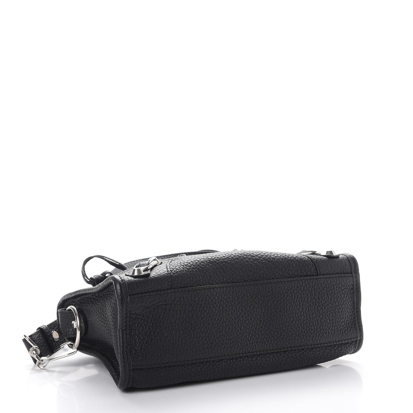 Vibrato Calfskin Classic Silver Hardware Mini City Black