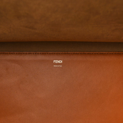 Fendi Vitello King Plexiglass Large Fendi Sunshine Shopper Tote Cuoio 6 of 10