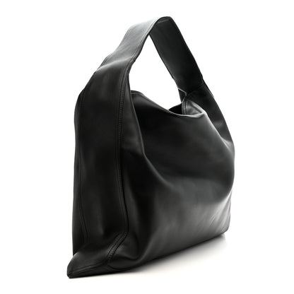 Bottega Veneta Silky Calfskin Large Hop Black 5 of 21