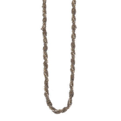 Chanel Pearl Chain CC Long Necklace Golden Pearly White 1 of 6