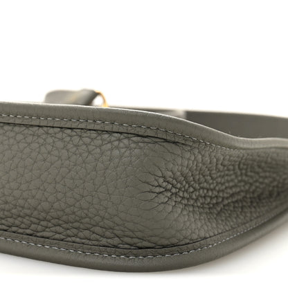 Hermes Taurillon Clemence Evelyne TPM Gris Meyer 9 of 10