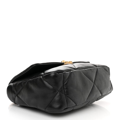 Chanel Lambskin Quilted Medium Chanel 19 Flap Black 4 of 12