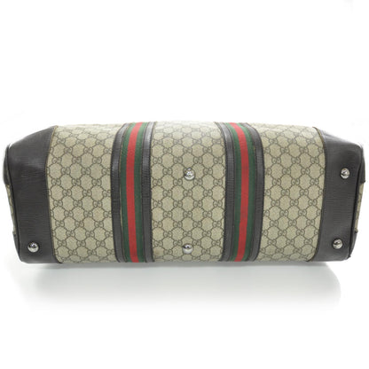 Gucci Monogram Large Web Carry On Duffle Bag 4 of 9