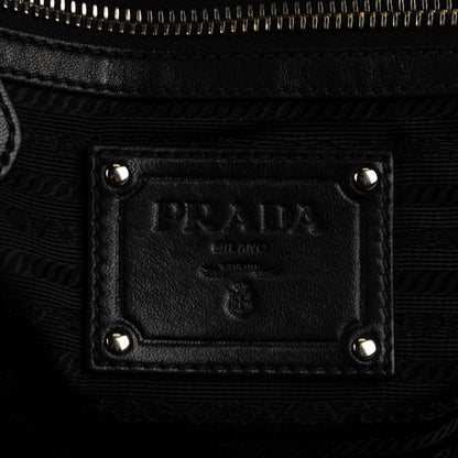 Prada Nappa Ruffle Bag Black 5 of 9
