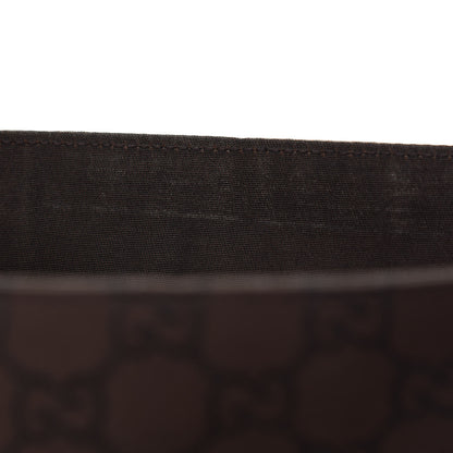Gucci GG Monogram Flap Messenger Bag Brown 7 of 11