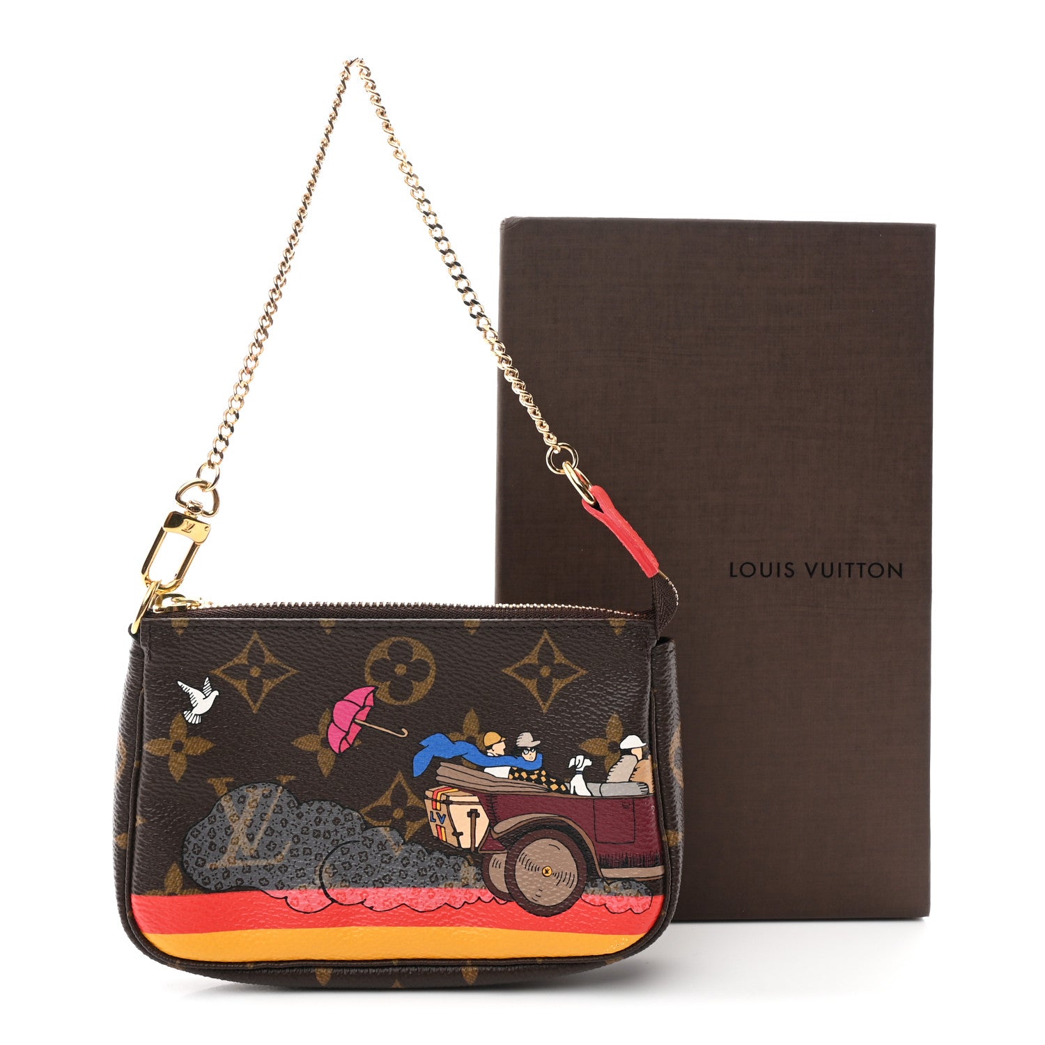 Louis Vuitton Monogram 2015 Christmas Animation Mini Pochette Accessories 8 of 8