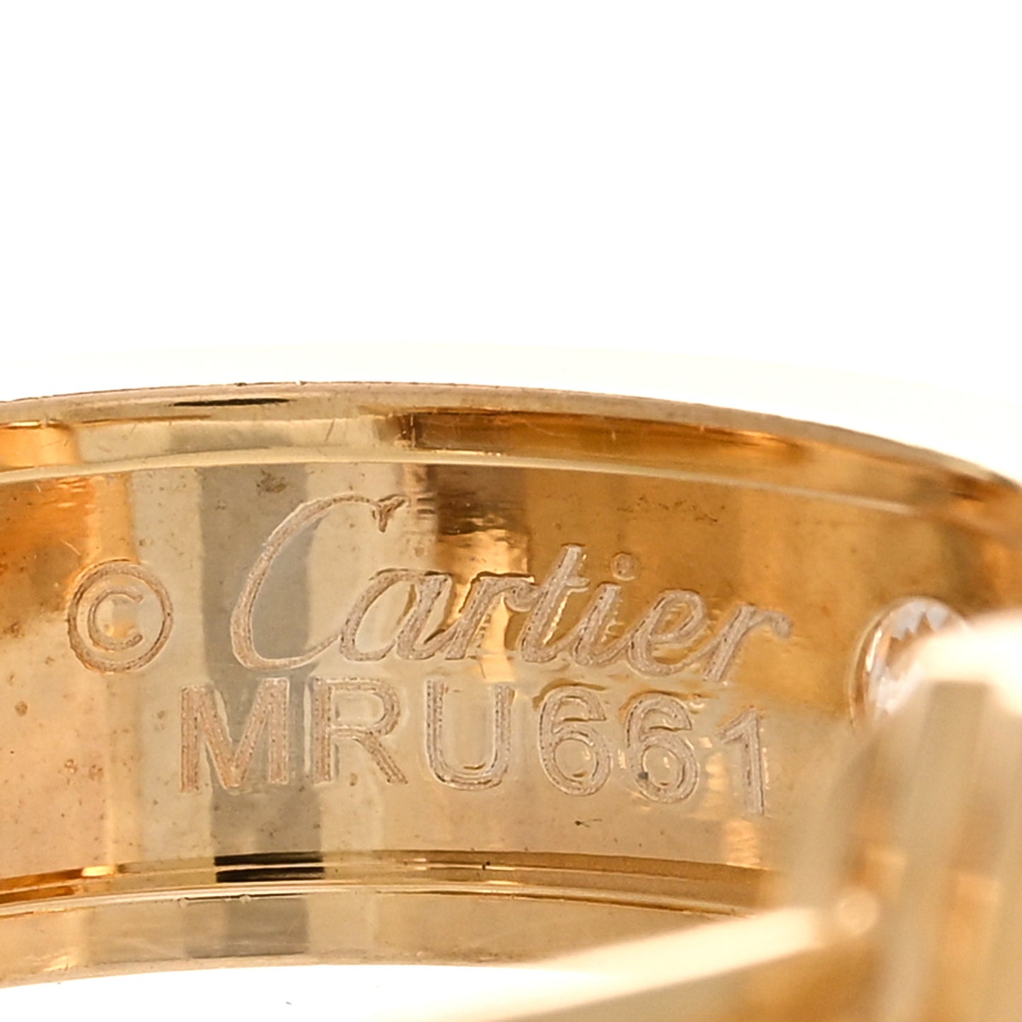 18K Yellow Gold 2 Diamond 5.5mm LOVE Hoop Earrings