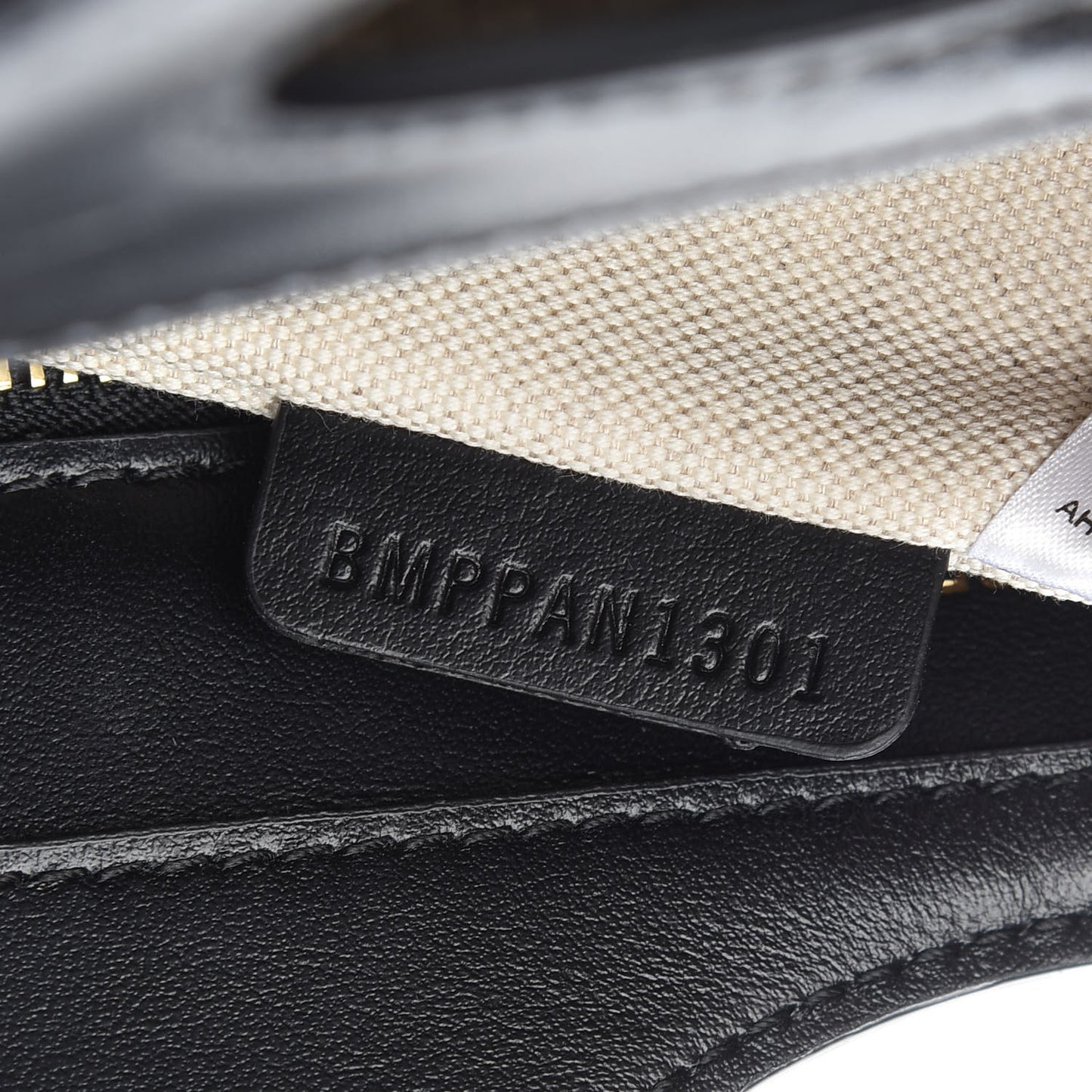 Calfskin Check Mini Pocket Bag Black