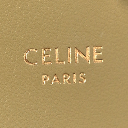 Celine Shiny Calfskin Mini Triomphe Olive 7 of 14