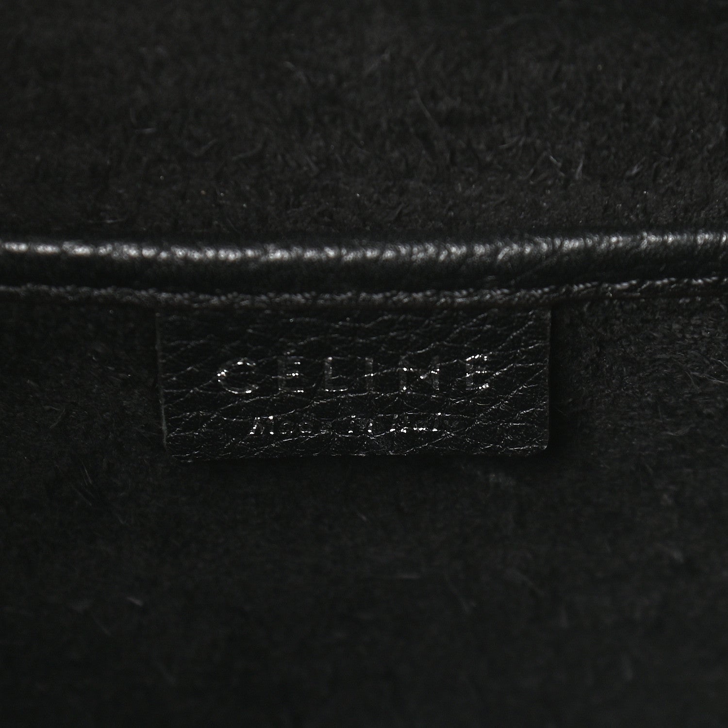 Celine Drummed Calfskin Nano Luggage Black 6 of 9