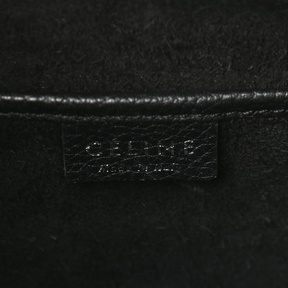 Celine Drummed Calfskin Nano Luggage Black 6 of 9